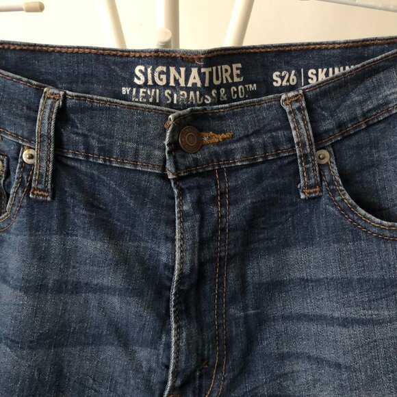 LEVI’S SIGNATURE SKINNY S26 JEANS 36/32 MEN’S NWOT - Picture 4 of 11